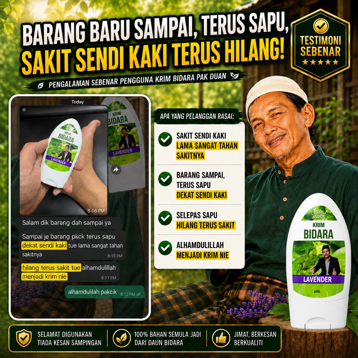 Testimoni Krim Bidara Lavender 2
